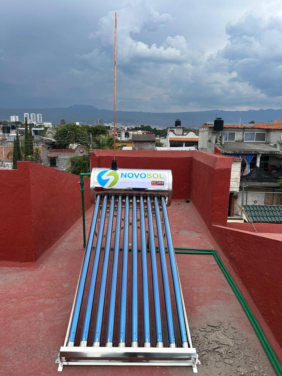 Calentador solar por gravedad